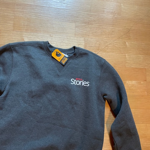 Carhartt Other - Carhartt Men's Dark Gray NEW Netflix Stories Mid-weight Loose-fit Crewneck Sweat
